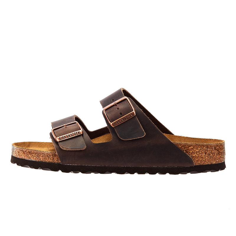 Birkenstock Arizona Birko-Flor Femme Sandales marron étroites