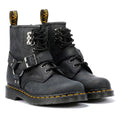 Dr. Martens 1460 Hardware Antique Bottes Noires En Cuir Pour Femmes