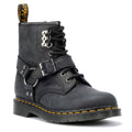 Dr. Martens 1460 Hardware Antique Bottes Noires En Cuir Pour Femmes