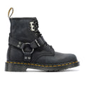 Dr. Martens 1460 Hardware Antique Bottes Noires En Cuir Pour Femmes