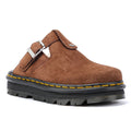 Dr. Martens Zebzag Warmlined Chaussures De Confort Marron En Daim