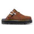 Dr. Martens Zebzag Warmlined Chaussures De Confort Marron En Daim