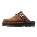 Dr. Martens Zebzag Warmlined Chaussures De Confort Marron En Daim