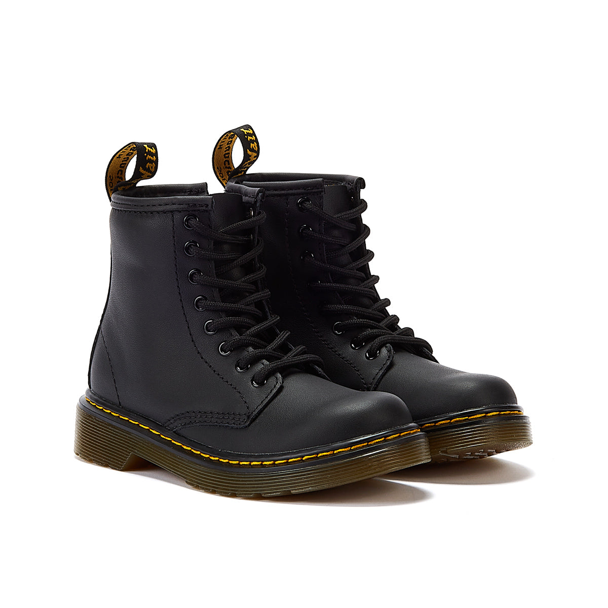 Bottes Dr Martens Delaney noires pour enfants a prix reduit Tower London.FR