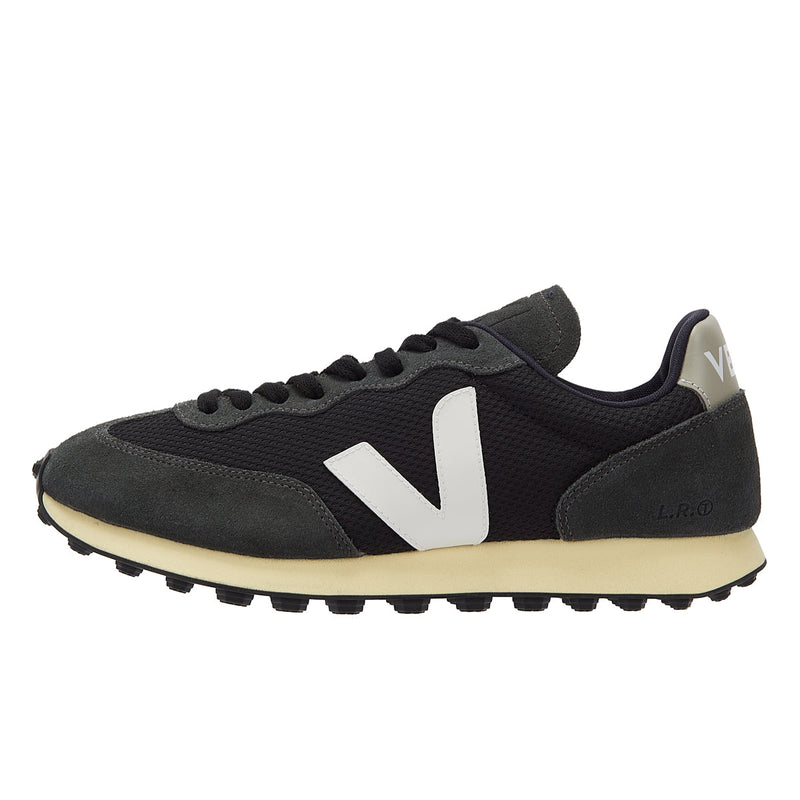 Veja Rio Branco Alveomesh Baskets noires / blanches pour femmes