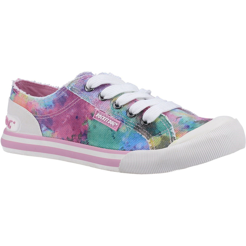 Rocket Dog Rocket Dog Jazzin Baskets En Coton Rose/Multicolore Pour Femmes Jazzin.