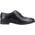 Hush Puppies Santiago Chaussures En Cuir Noir À Lacets Pour Hommes