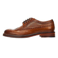 Ben Sherman Archie Brogue Chaussures En Cuir Marron À Lacets Pour Homme