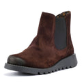 Fly London Salv Bottes En Daim Marron Pour Femmes