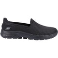 Skechers Go Walk 6 Baskets Noires Pour Femmes En Polyester