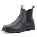 Barbour Patton Bottes Noires En Cuir Pour Hommes