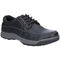 Hush Puppies Tucker Chaussures En Cuir Noir À Lacets Pour Hommes