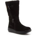 Rocket Dog Slope Bottes En Daim Noir Pour Femmes