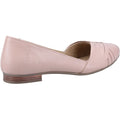 Hush Puppies Marley Ballerina Ballerines Plates En Cuir Rose Pour Femmes