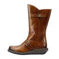 Fly London Mes 2 Bottes Marron En Cuir Pour Femmes