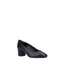 Hush Puppies Anna Talons Hauts Noirs Pour Femmes En Cuir