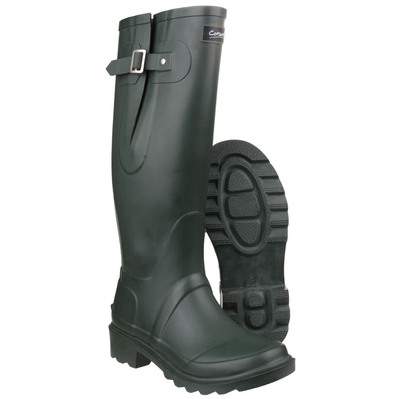 Cotswold Ragley Bottes En Caoutchouc Vertes Wellington