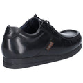 Base London Event Chaussures En Cuir Noir À Lacets Pour Hommes