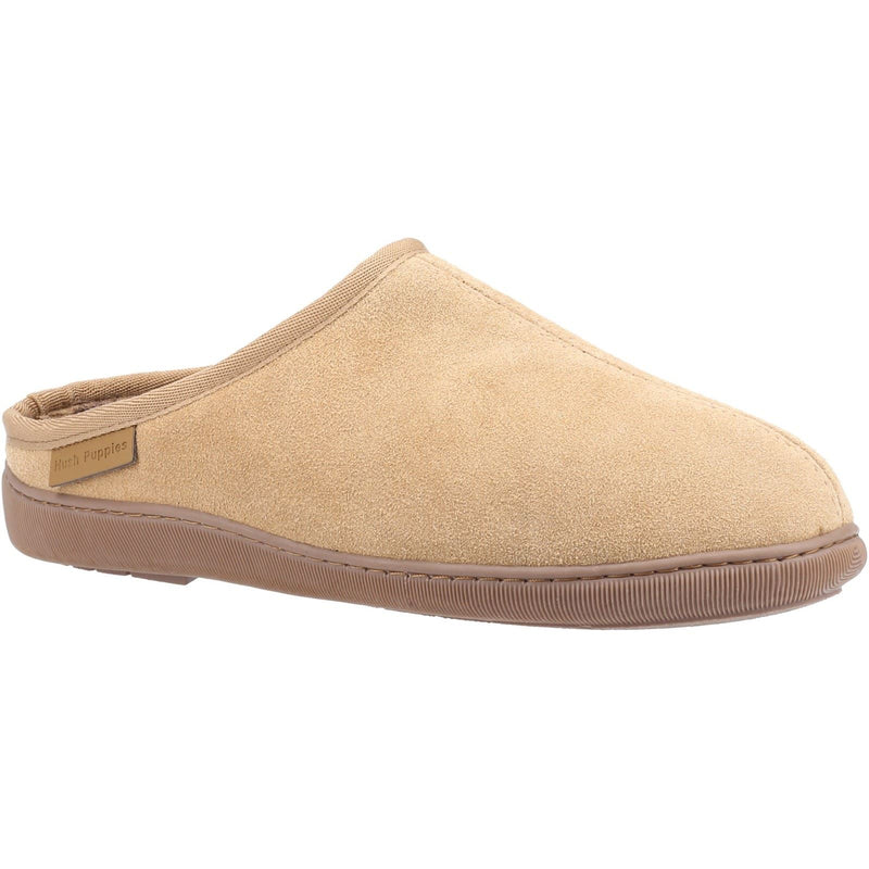 Hush Puppies Ashton Chaussons Pour Hommes En Daim Couleur Beige