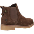 Hush Puppies Maddy Bottes Pour Femmes En Daim Couleur Chocolat