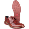 Base London Woburn Chaussures Brogues En Cuir Pour Hommes, Couleur Fauve