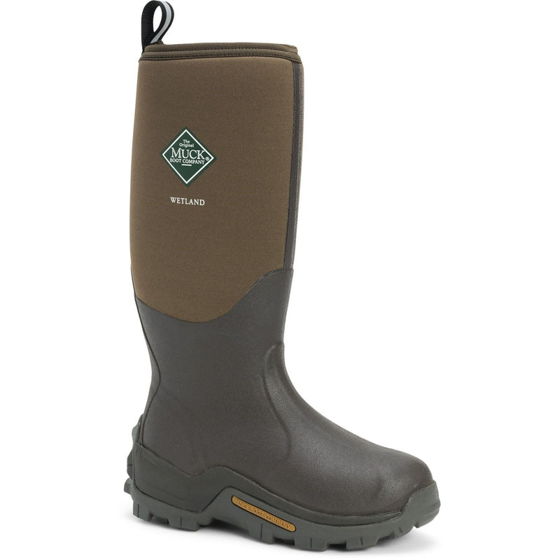 Muck Boots Wetland Bottes En Caoutchouc Avec Doublure En Écorce De Arbre