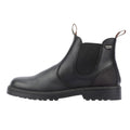 Barbour Patton Bottes Noires En Cuir Pour Hommes