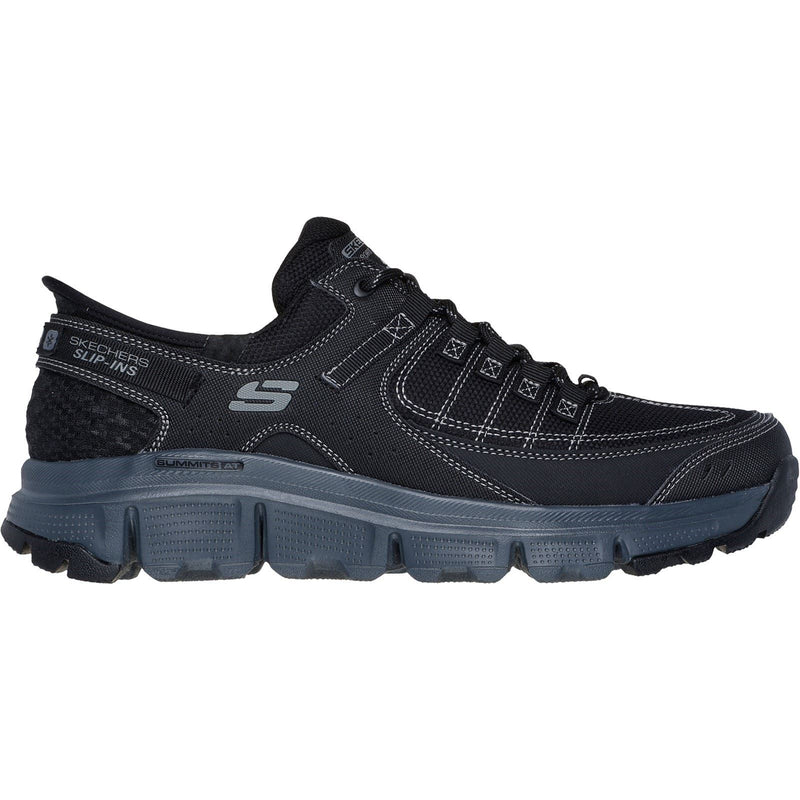 Skechers Summits AT Bottes De Randonnée Synthétiques Pour Hommes Noires/Charbon