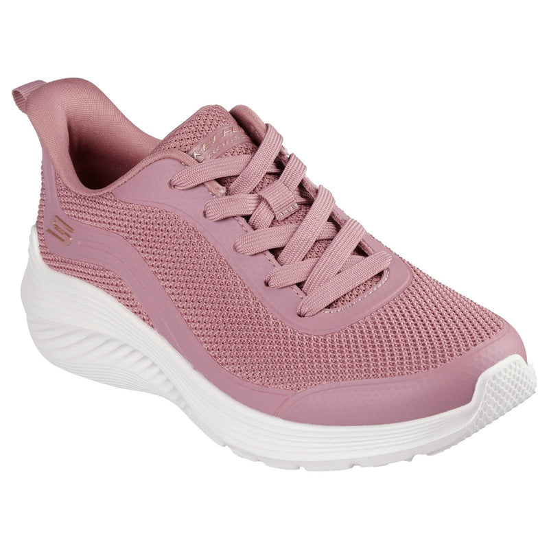 Skechers Bobs Squad Waves Still Wading Sneakers En Textile Pour Femme, Couleur Rose