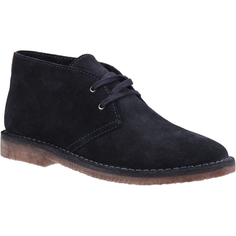 Hush Puppies Samuel Bottes Bleu Marine En Daim Pour Hommes