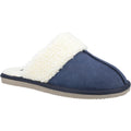 Hush Puppies Arianna Chaussons Pour Femmes En Daim Bleu Marine