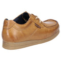 Base London Event Chaussures En Cuir Pour Homme À Lacets De Couleur Beige.