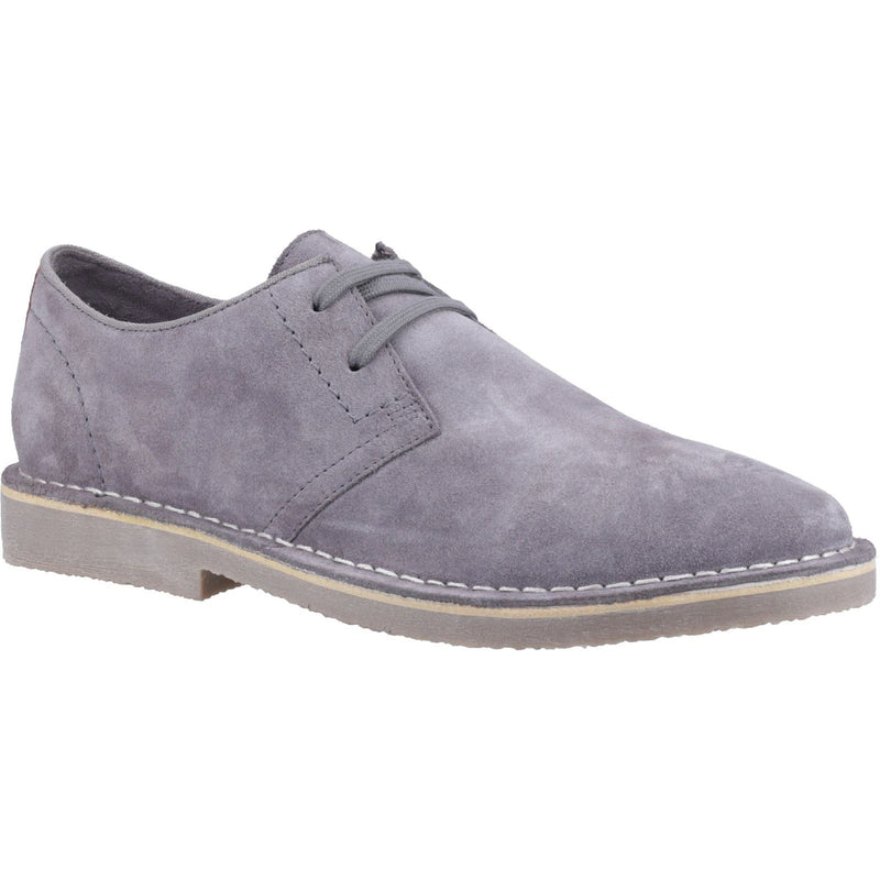 Hush Puppies Scout Chaussures Pour Hommes En Daim Gris À Lacets