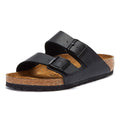 Birkenstock Arizona Birko-Flor Femmes Sandales noires étroites