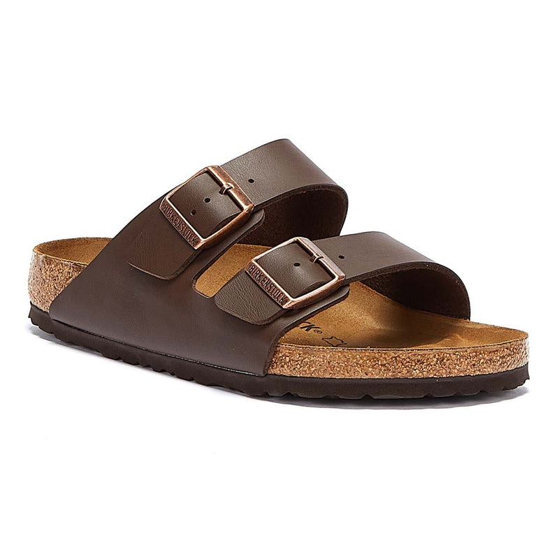 Birkenstock Arizona Birko-Flor Femme Sandales marron étroites