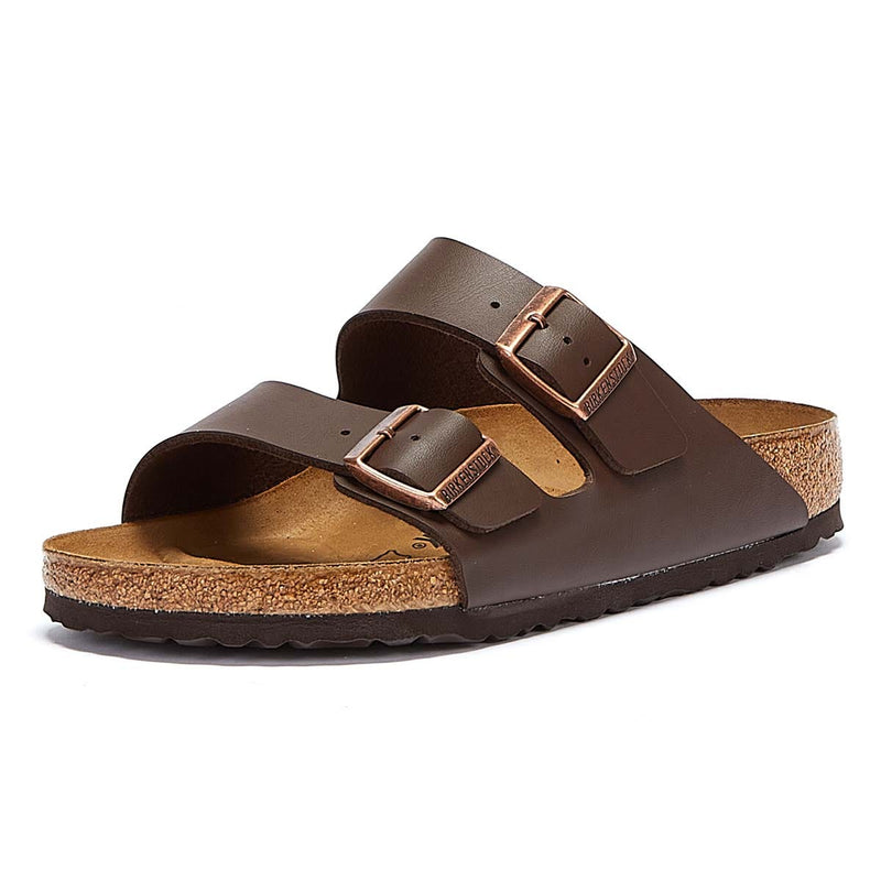 Birkenstock Arizona Birko-Flor Femme Sandales marron étroites