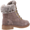 Hush Puppies Florence Bottes En Cuir Pour Femme Couleur Taupe