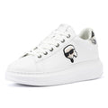 Karl Lagerfeld Kapri NFT Lo Lace Baskets Blanches En Cuir Pour Femmes