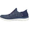 Skechers Summits Dazzling Haze Chaussures De Sport Femme Bleu Marine/Violet