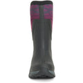 Muck Boots Arctic Sport Mid Bottes De Pluie En Caoutchouc Noir/Magenta