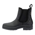 Barbour Birch Bottes Noires En Cuir Pour Femmes