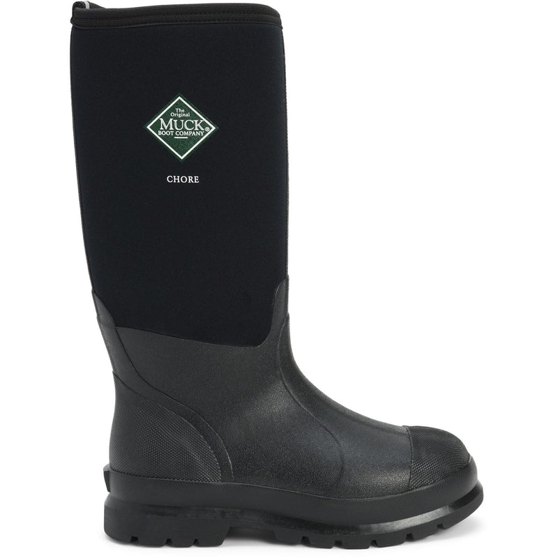 Muck Boots Chore Classic Hi Bottes En Caoutchouc Noires