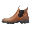 Barbour Patton Bottes Hommes En Cuir Marron