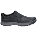 Hush Puppies Jasper Mocassins Noirs En Cuir Pour Hommes