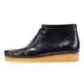 Clarks Originals Wallabee Bottes Noires En Cuir Pour Hommes