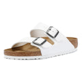 Birkenstock Arizona Birko-Flor Sandales blanches pour femmes