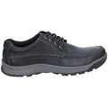 Hush Puppies Tucker Chaussures En Cuir Noir À Lacets Pour Hommes