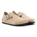 Birkenstock London Chaussures Confort En Daim Beige