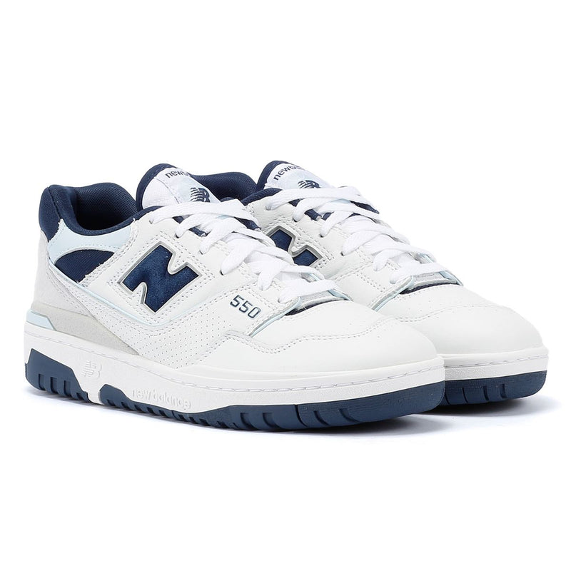 New Balance 550 Baskets Blanches/Marine