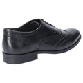 Hush Puppies Oaken Chaussures Richelieu Pour Hommes En Cuir Noir